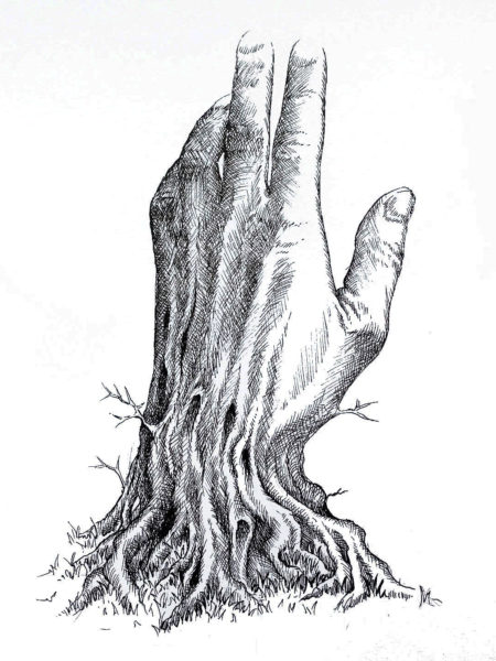 Hand with Roots