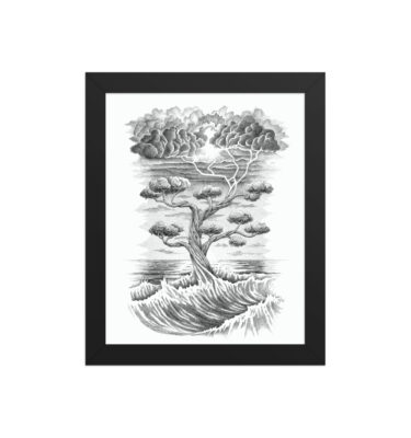 Sea Tree - Framed matte print