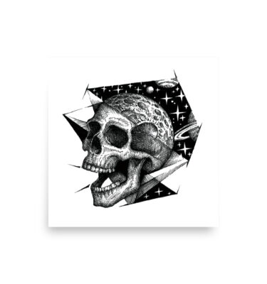 Space Skull - Matte print
